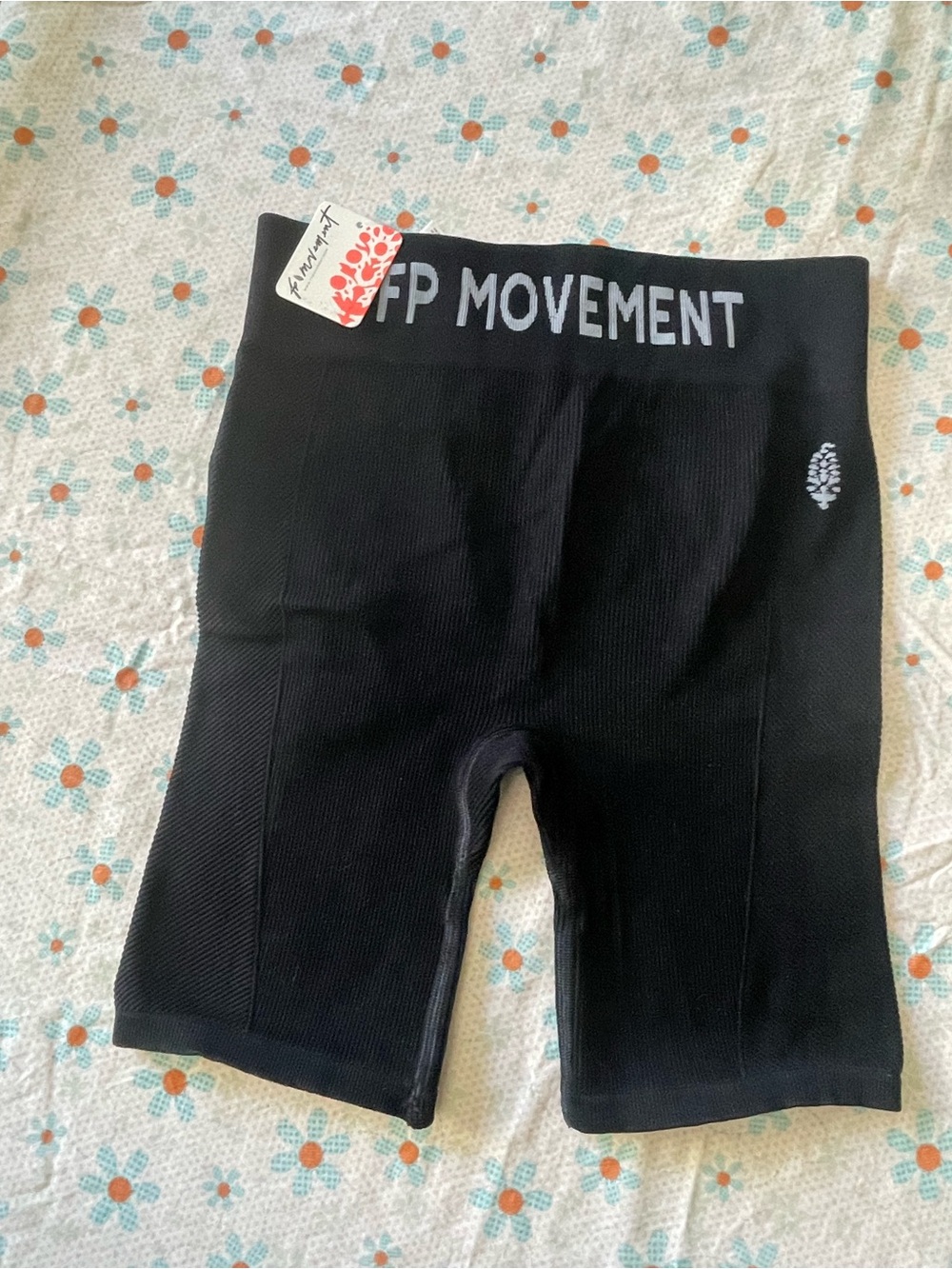 Free People FP Movement Black Athletic Bike Shorts